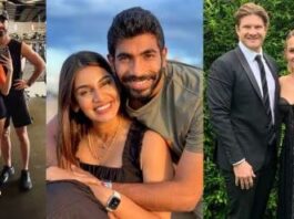 Cricketers married sports presenters.